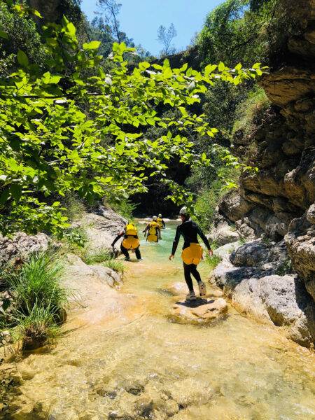 Le canyoning dans la région de Nice